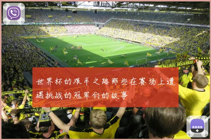 世界杯的艰辛之路那些在赛场上遭遇挑战的冠军们的故事